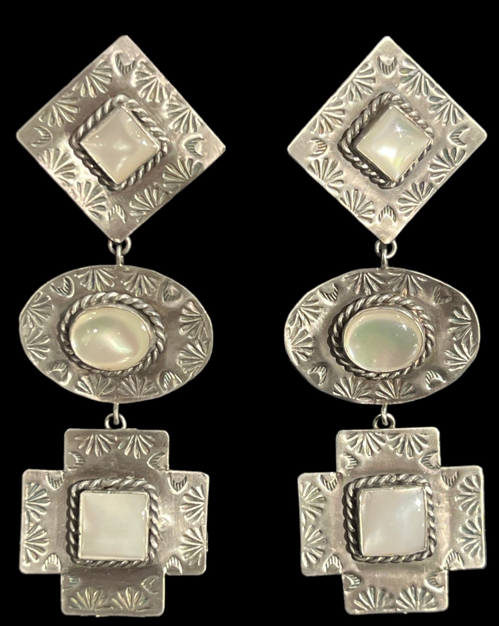 ROCKI GORMAN GEOMETRICO EARRINGS Designs By Rocki Gorman